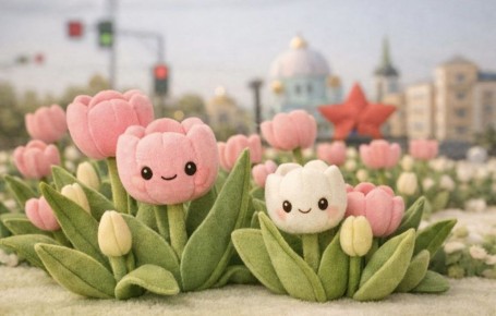 Детская Пресс-служба Курска поздравила женщин с Международным женским днём