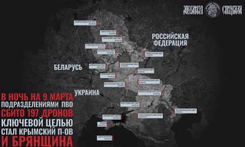 Новый налет БпЛА на Россию