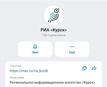 Напоминаем, что у нас есть канал в МАХ