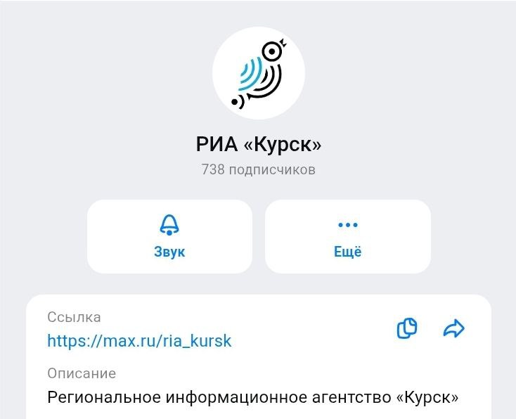 Напоминаем, что у нас есть канал в МАХ