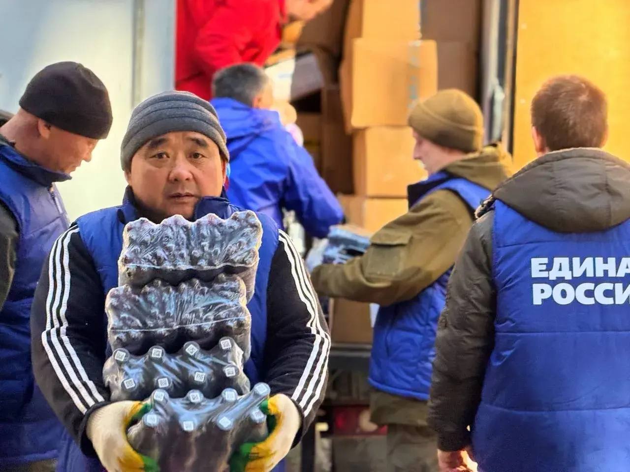 Игорь Кастюкевич: Очередную партию гуманитарной помощи доставили в лагерь Единой России «Курский рубеж» из Ставропольского края