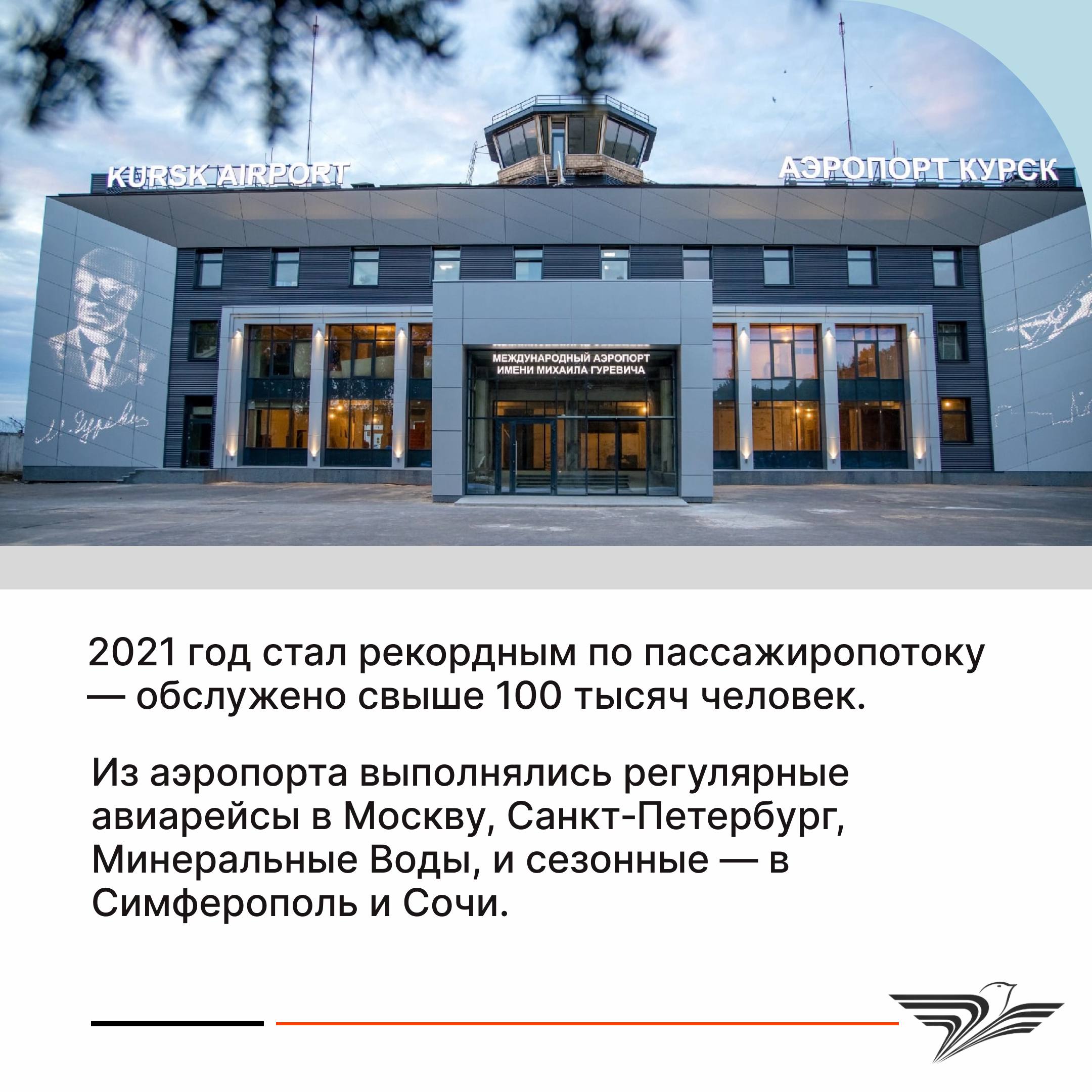 Сегодня своё 80летие отмечает Курский аэропорт Сегодня своё 80летие отмечает Курский аэропорт