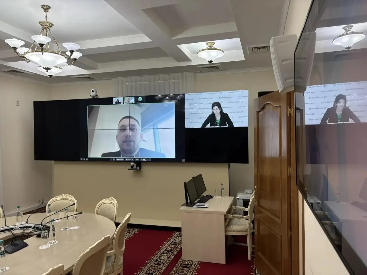 Министр цифрового развития и связи Курской области Сергей Кожевников совместно с первым заместителем руководителя Администрации Курской области Олесей Дворцовой провели встречу с коллегами из Минцифры России Министр цифрового развития и связи Курской области Сергей Кожевников совместно с первым заместителем руководителя Администрации Курской области Олесей Дворцовой провели встречу с коллегами из Минцифры России