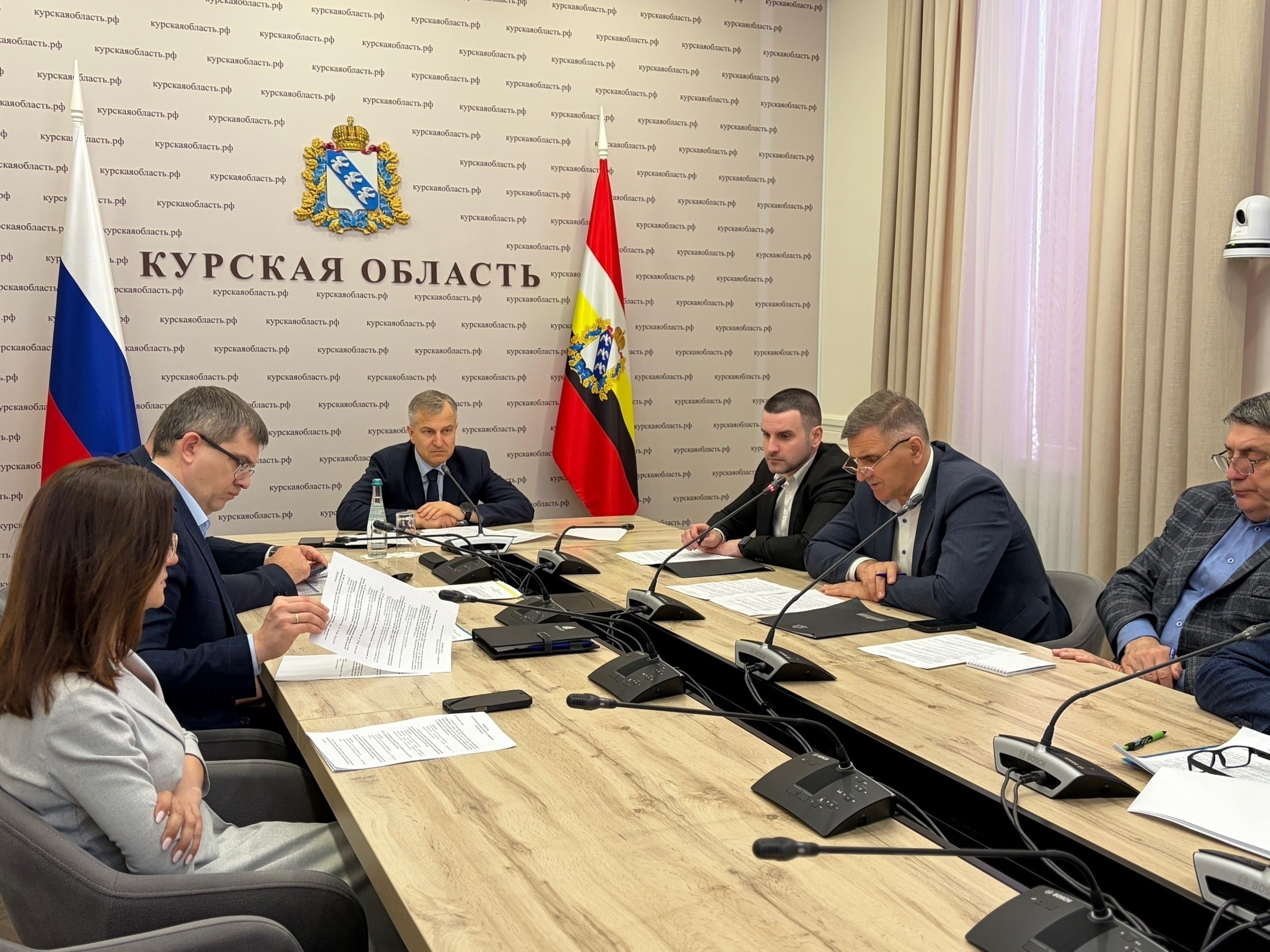 24 марта прошло заседание регионального штаба по газификации, которое провел исполняющий обязанности губернатора Курской области Александр Чепик