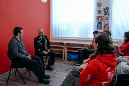 Прошла особенная встреча в рамках проекта «Диалог с Героем»!