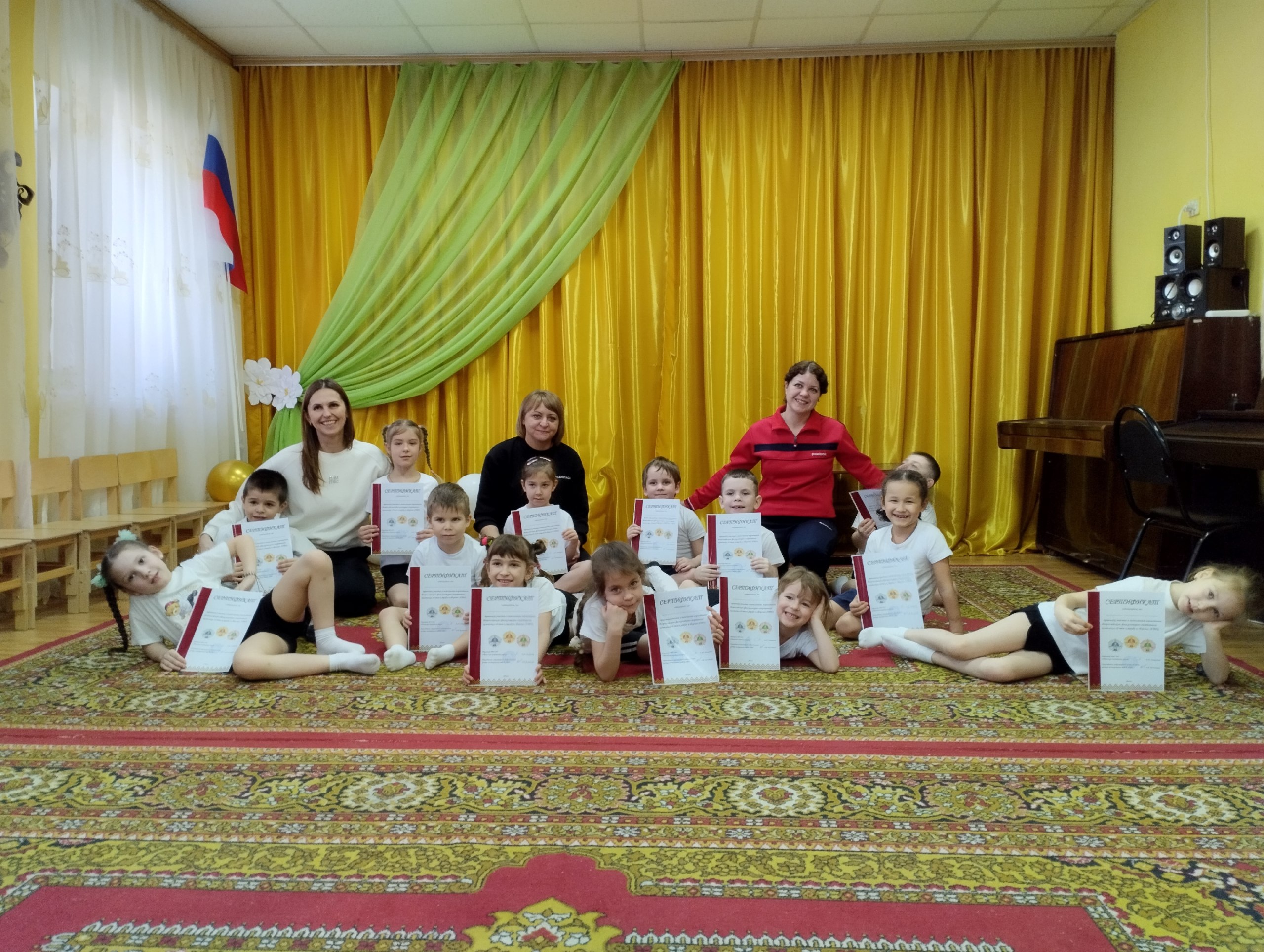 Сотрудники центра тестирования ГТО провели мероприятия по выполнению нормативов Всероссийского физкультурно-спортивного комплекса «Готов к труду и обороне» для дошколят в МКДОУ "Детский сад №5"