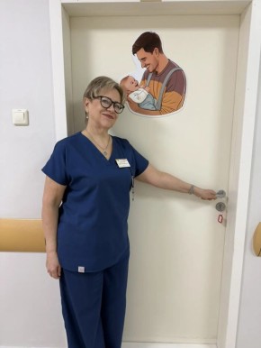 В Курском перинатальном центре открылась «Комната папы»