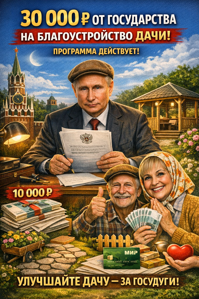 Государственная поддержка: как получить 30 тысяч на благоустройство дачи