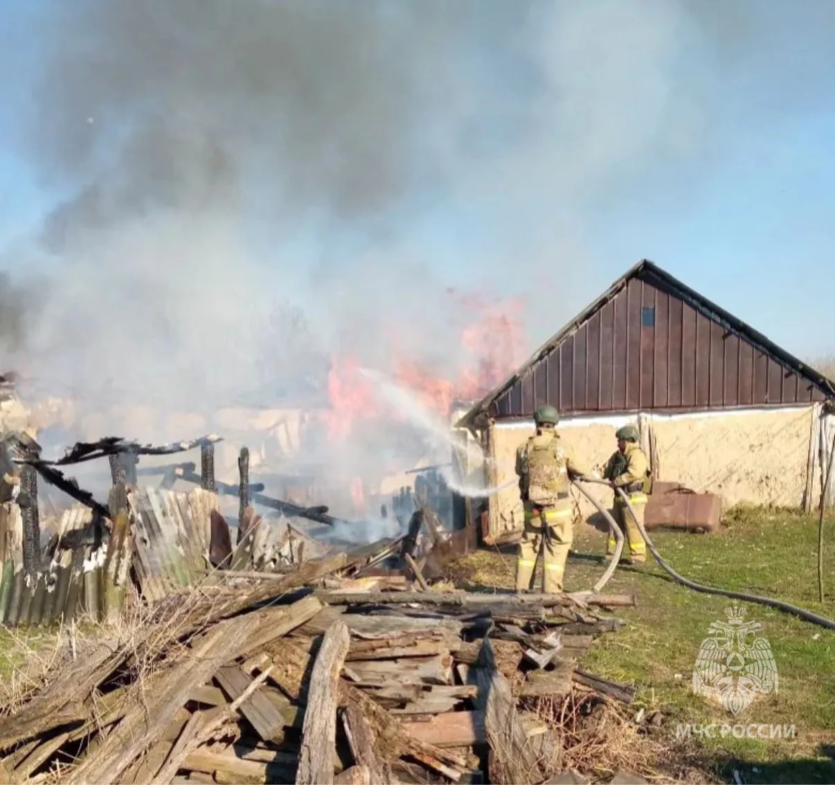69-летний курянин погиб на пожаре