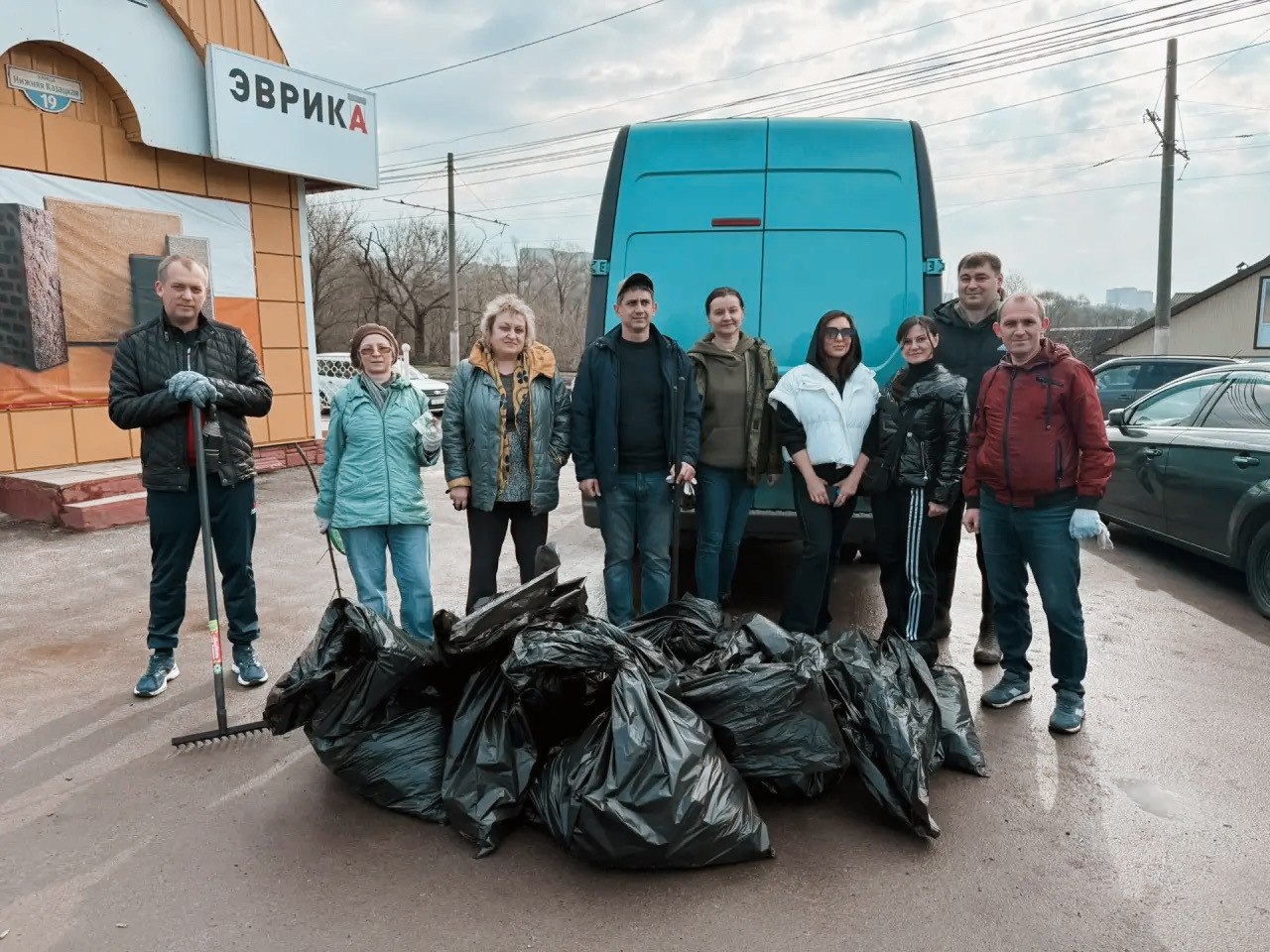 Почти 4 кубометра мусора на субботнике