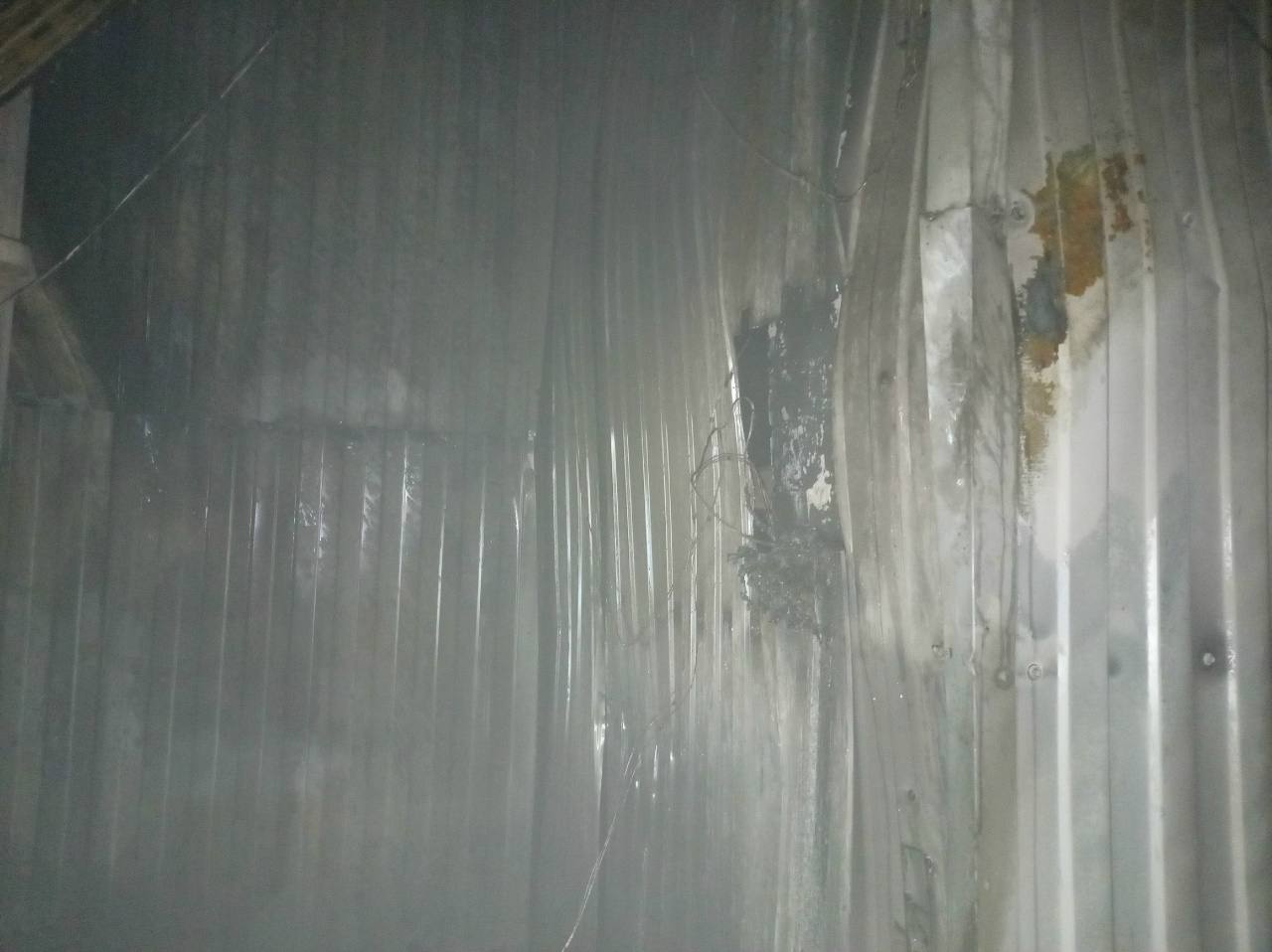 Магазин "Светофор" горел в Курской области Магазин "Светофор" горел в Курской области