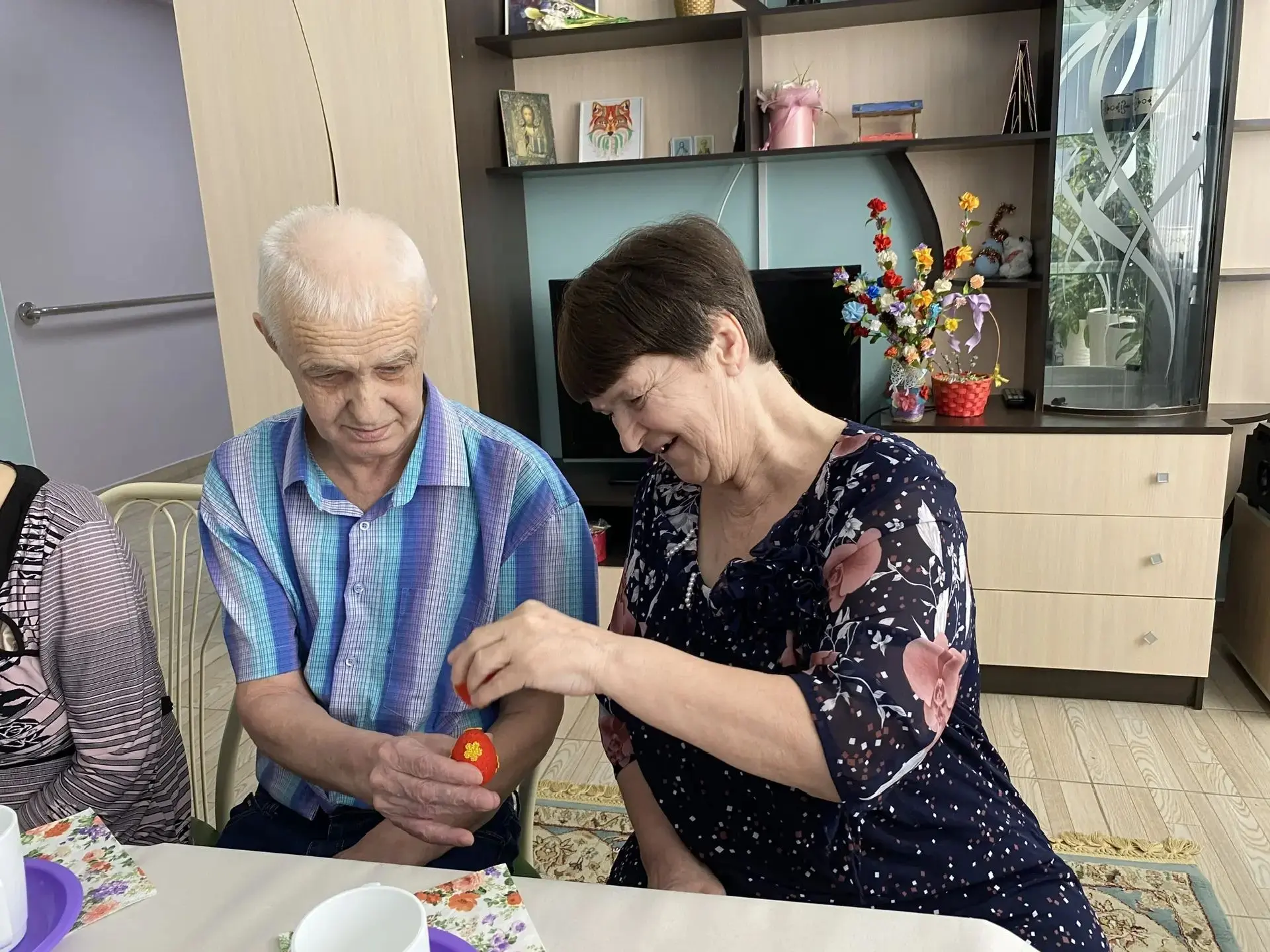 В Щигровском доме социального обслуживания отметили Светлое Христово Воскресение В Щигровском доме социального обслуживания отметили Светлое Христово Воскресение