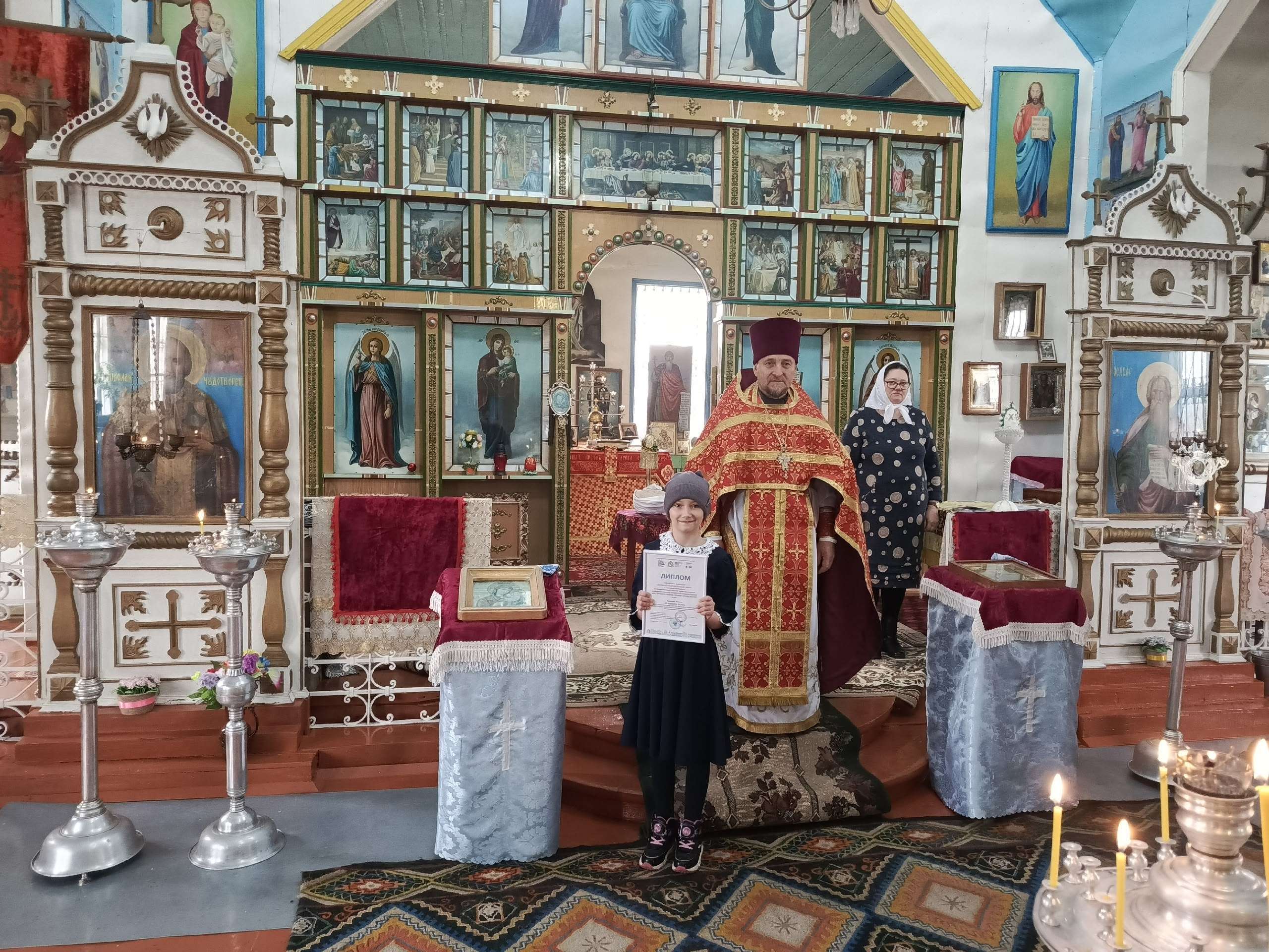 В день празднования Пасхи, в Ильинском храме села Полукотельниково состоялось награждение