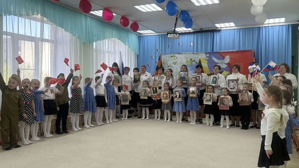 В МБДОУ №1 прошло мероприятие посвящённое 9 Мая В МБДОУ №1 прошло мероприятие посвящённое 9 Мая