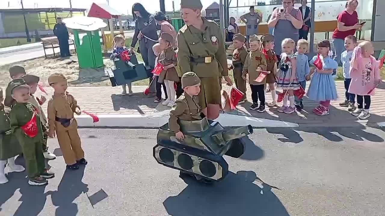 Праздник Победы в детском саду «Малыш»