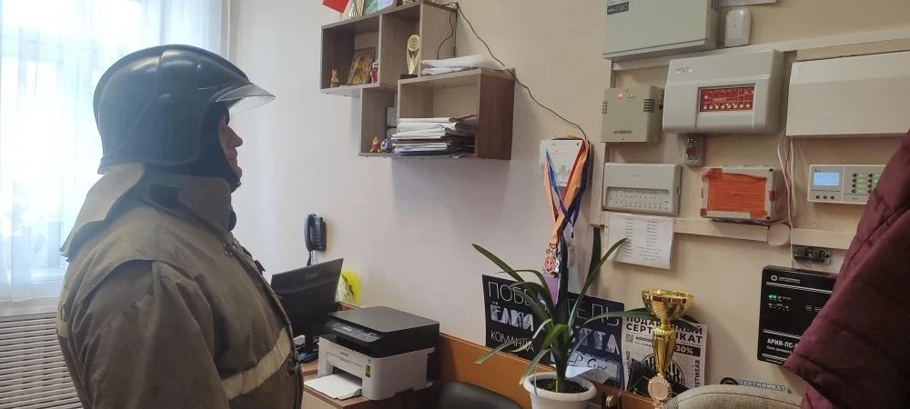12 мая дежурным караулом ПЧ Фатежского района Противопожарной службы комитета региональной безопасности Курской области проведено оперативно-тактическое изучение района выезда