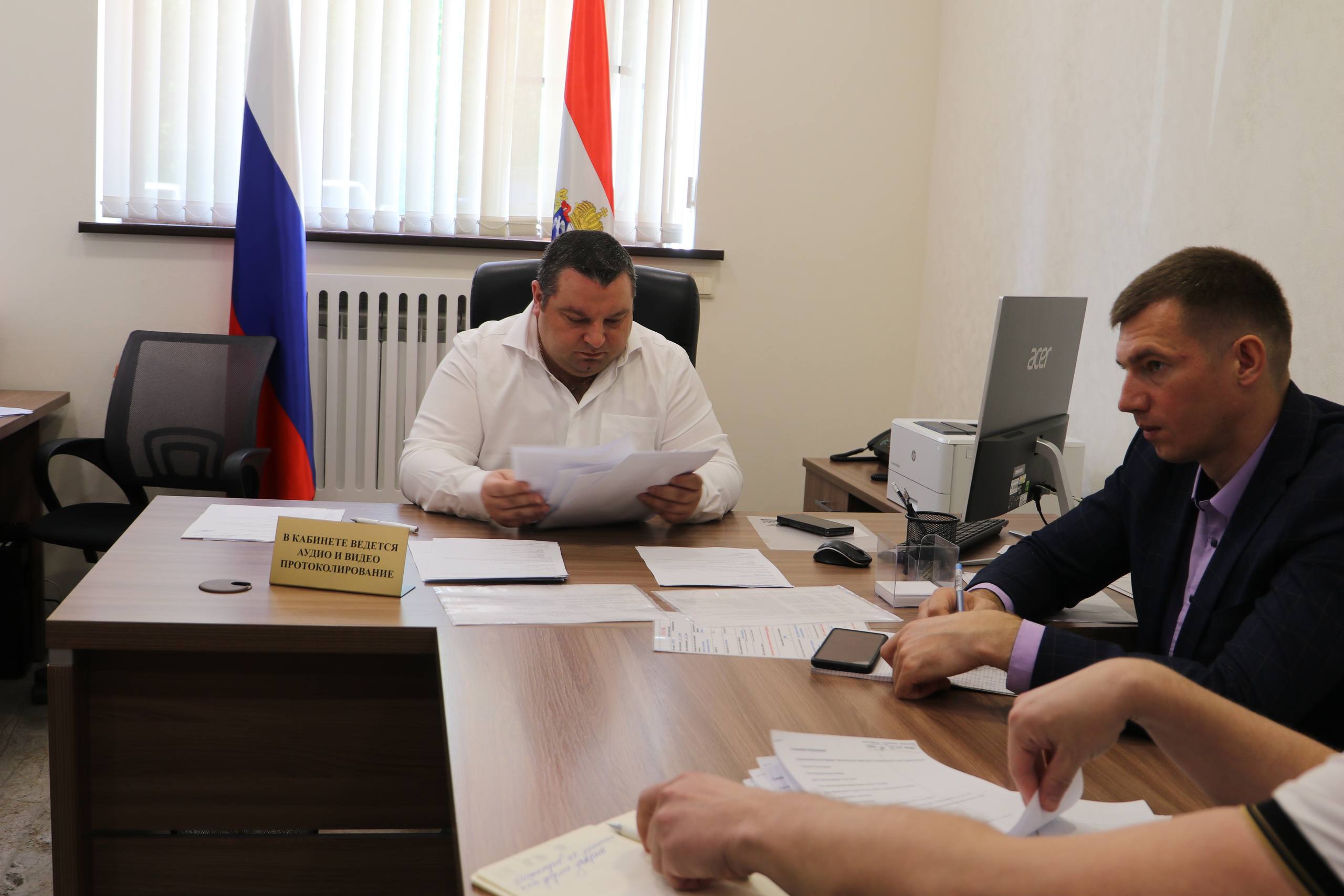 Сегодня провел личный приём граждан в Доме Советов