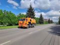 В Курске активно ведутся работы по уборке дорог