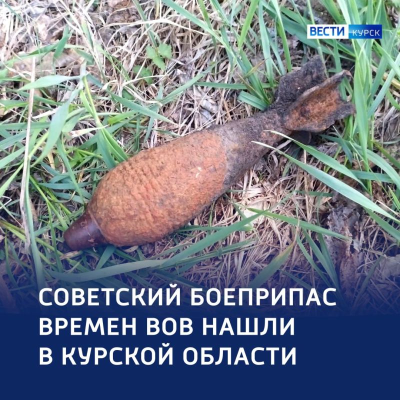Мину времен ВОВ нашли в Горшеченском районе