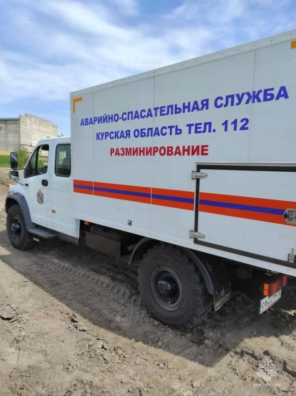 В Поныровском районе нашли крупный артснаряд и мину