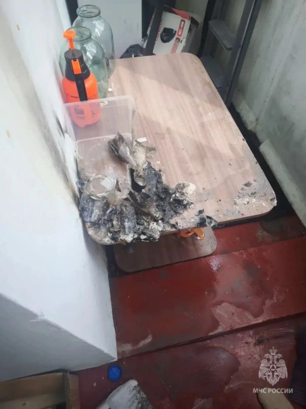 В Курске из-за стеклянной банки чуть не случился крупный пожар
