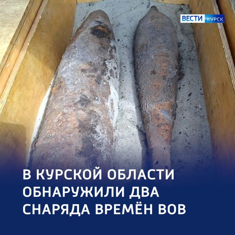 Два снаряда времён ВОВ нашли в Поныровском районе