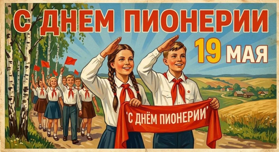 Николай Волобуев: Дорогие земляки!. 19 мая отмечают День детских общественных объединений — День пионерии