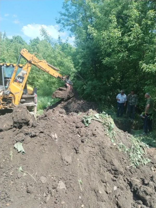 В Новоспасском сельсовете восстановлена плотина на улице Садовой! В Новоспасском сельсовете восстановлена плотина на улице Садовой!