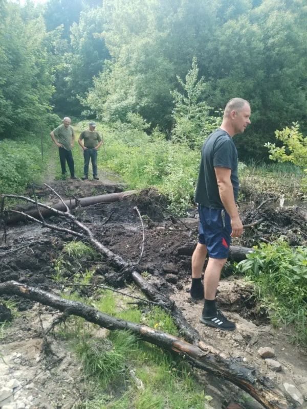 В Новоспасском сельсовете восстановлена плотина на улице Садовой! В Новоспасском сельсовете восстановлена плотина на улице Садовой!