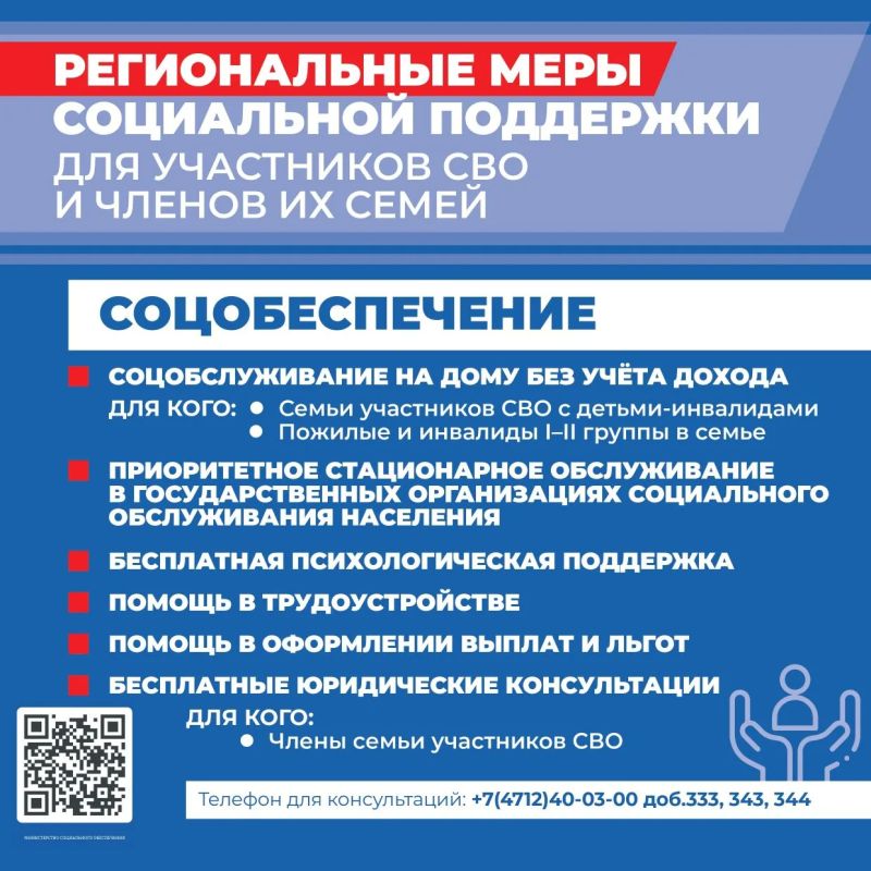 Публикуем III часть карточек федеральных и региональных мер социальной поддержки участников СВО и членов их семей: земля, культура, общественный транспорт, соцобеспечение, помощь в бизнесе Публикуем III часть карточек федеральных и региональных мер социальной поддержки участников СВО и членов их семей: земля, культура, общественный транспорт, соцобеспечение, помощь в бизнесе