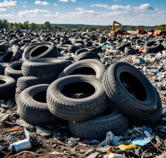 В Курске усилят борьбу со сбросом покрышек и строительного мусора