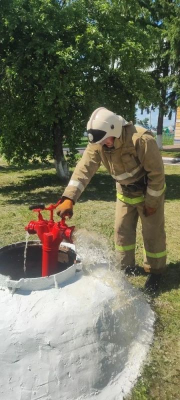 Проверка пожарного водоснабжения в Фатежском районе Проверка пожарного водоснабжения в Фатежском районе
