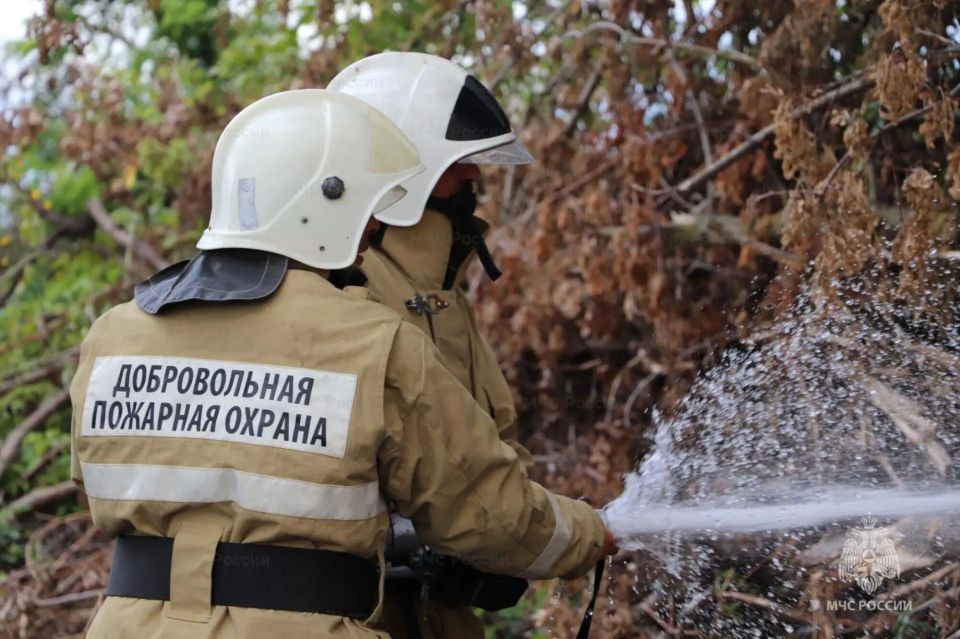Добровольные пожарные Курской области с начала года ликвидировали 19 пожаров, спасая имущество на сумму более 4 млн рублей