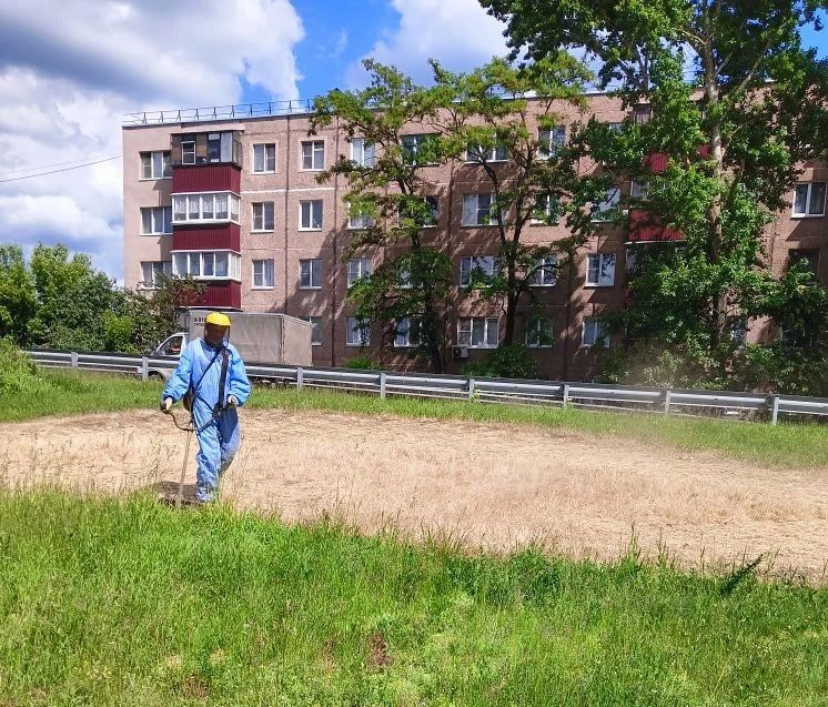 Подрядчики продолжают работу в общественных пространствах Подрядчики продолжают работу в общественных пространствах