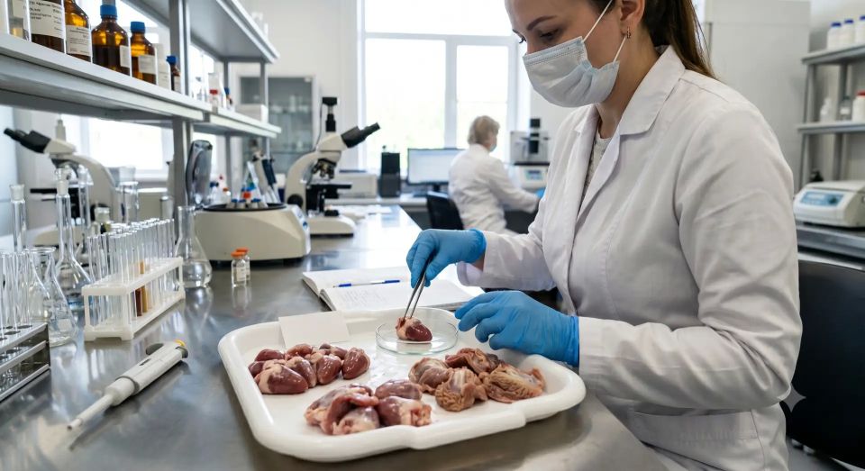 Курская птицефабрика попалась на антибиотиках в субпродуктах