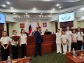 Юные курские гимнастки поблагодарили Александра Хинштейна за поездку на чемпионат Европы
