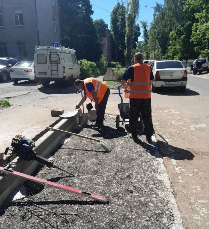 Ямочный ремонт в Железногорске продолжается! Ямочный ремонт в Железногорске продолжается!