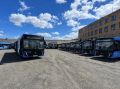 55 новых автобусов, работающих на сжиженном природном газе, пополнили автопарк красноярского муниципального «КПАТП № 5»