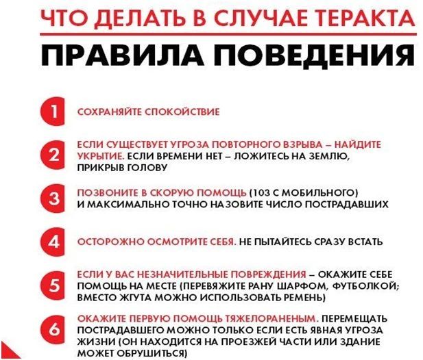 ПАМЯТКА «ТЕРРОРИЗМ: ПРАВИЛА ПОВЕДЕНИЯ ПРИ УГРОЗЕ ТЕРАКТА» ПАМЯТКА «ТЕРРОРИЗМ: ПРАВИЛА ПОВЕДЕНИЯ ПРИ УГРОЗЕ ТЕРАКТА»