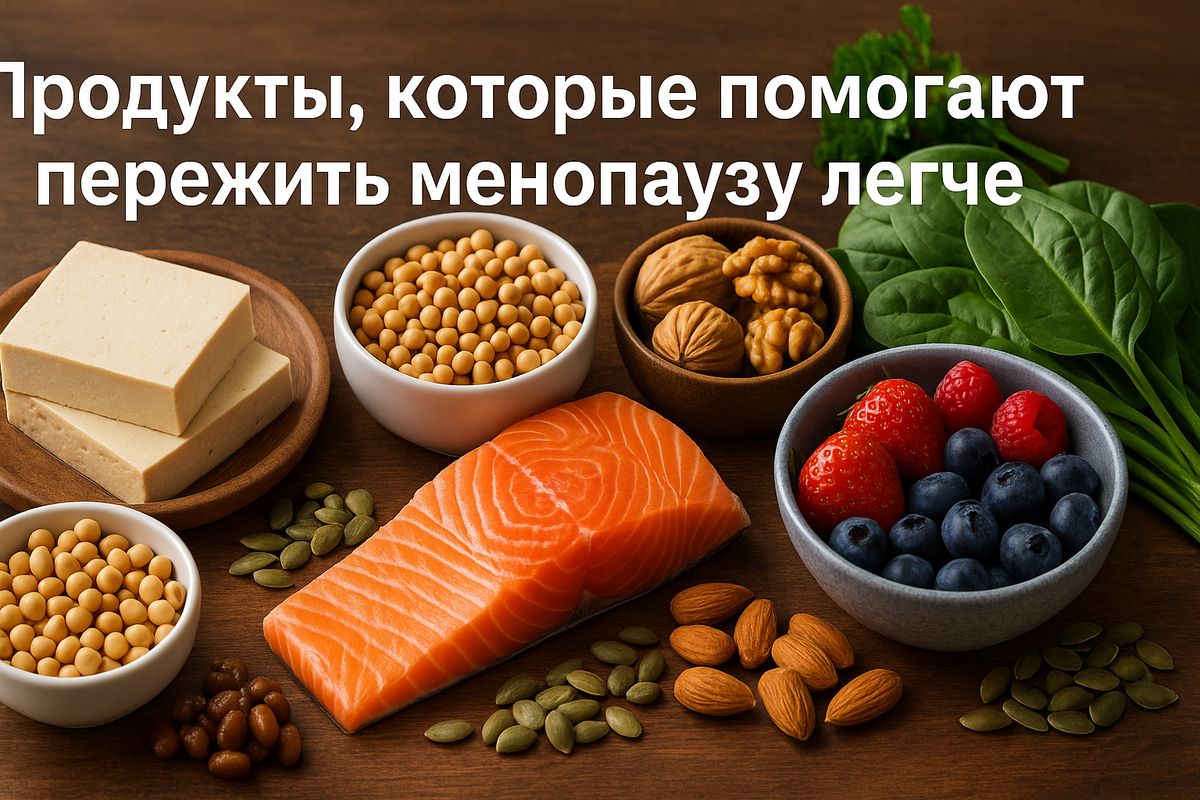 Как облегчить симптомы менопаузы с помощью правильного питания