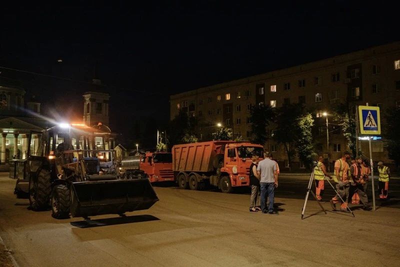 Наконец-то в Курске работы по приведению в порядок дорожного покрытия стартовали в полном объёме