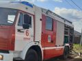 В Курске на улице Комарова произошёл пожар