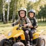 В Курской области 9-летняя девочка на квадроцикле врезалась в Volkswagen: двое детей в больнице