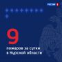 Три человека спасены при пожаре в Курске