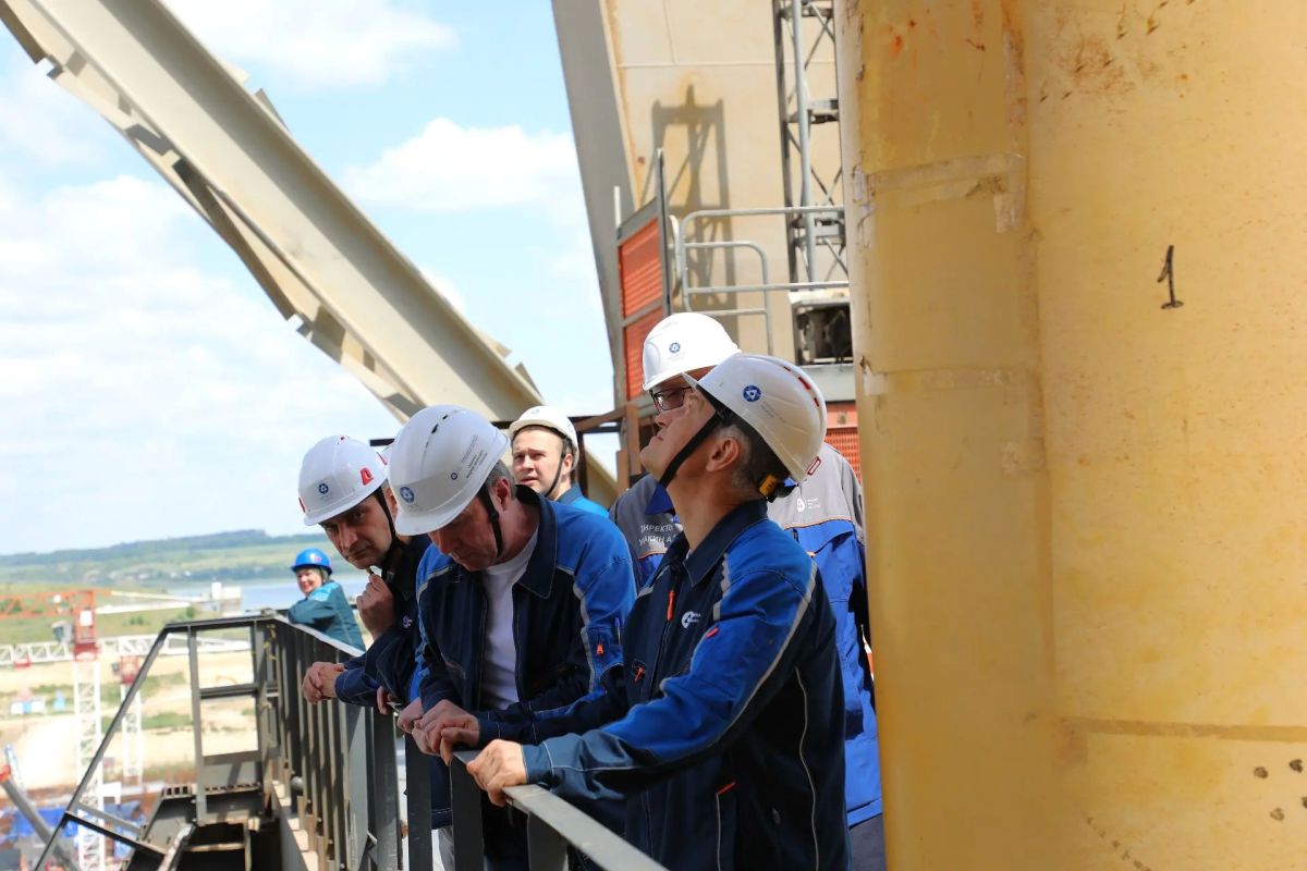 Первый заместитель губернатора Курской области Александр Чепик впервые посетил площадку строительства Курской АЭС-2
