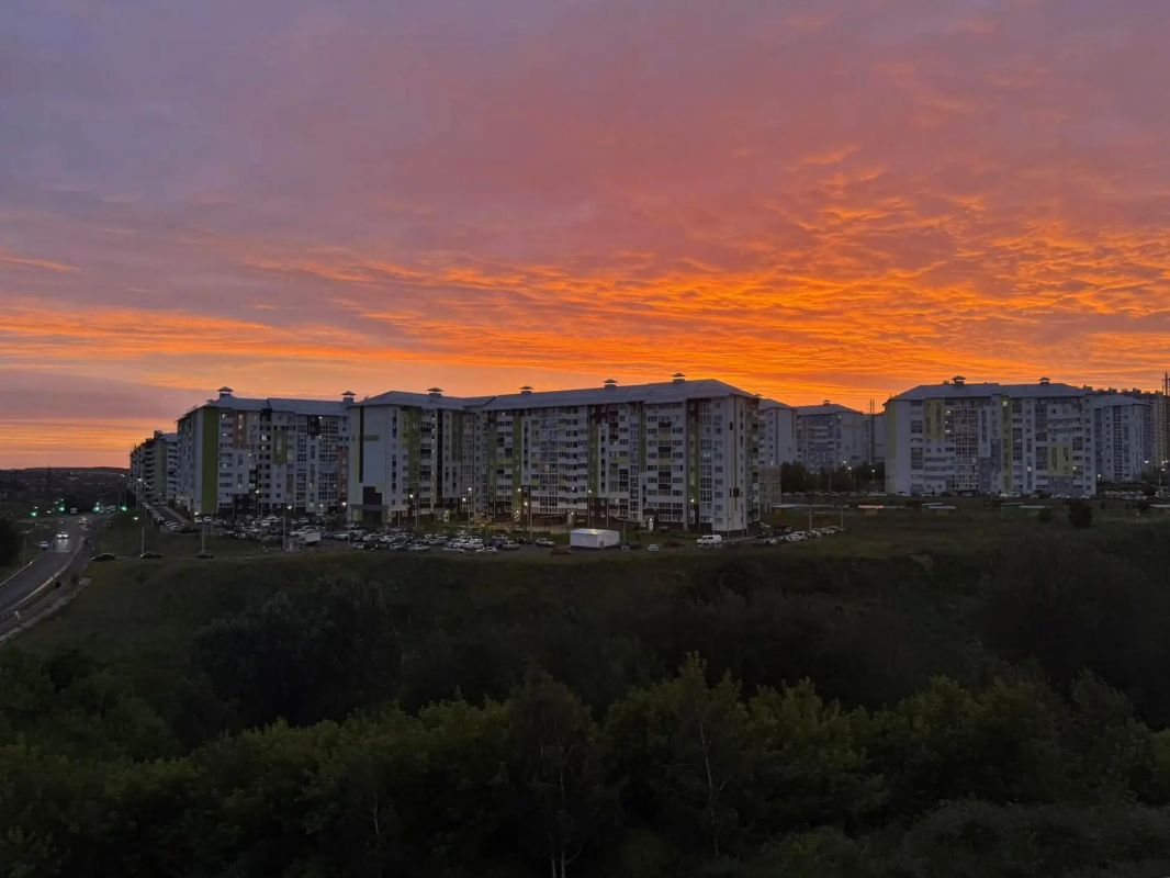 Закат сегодня просто огонь! Фото: Ольга Бойко