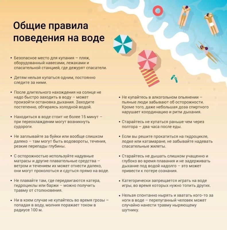 Ясная, теплая погода влечет к водоемам и взрослых и детей