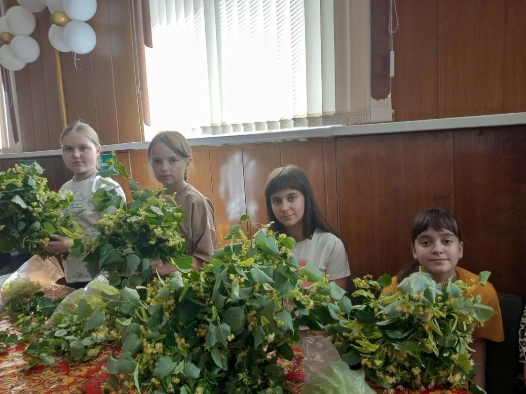 "В гостях у доброй липы". В Миленинском Доме культуры ребята отправились в маленькое путешествие — в гости к липе