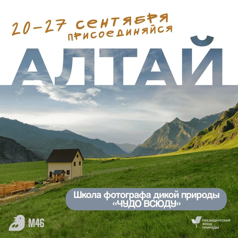 Школа фотографа дикой природы «ЧУДО ВСЮДУ» в республике "Алтай"