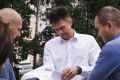 Вместе с коллегами провели выездное совещание в сквере «Спутник»